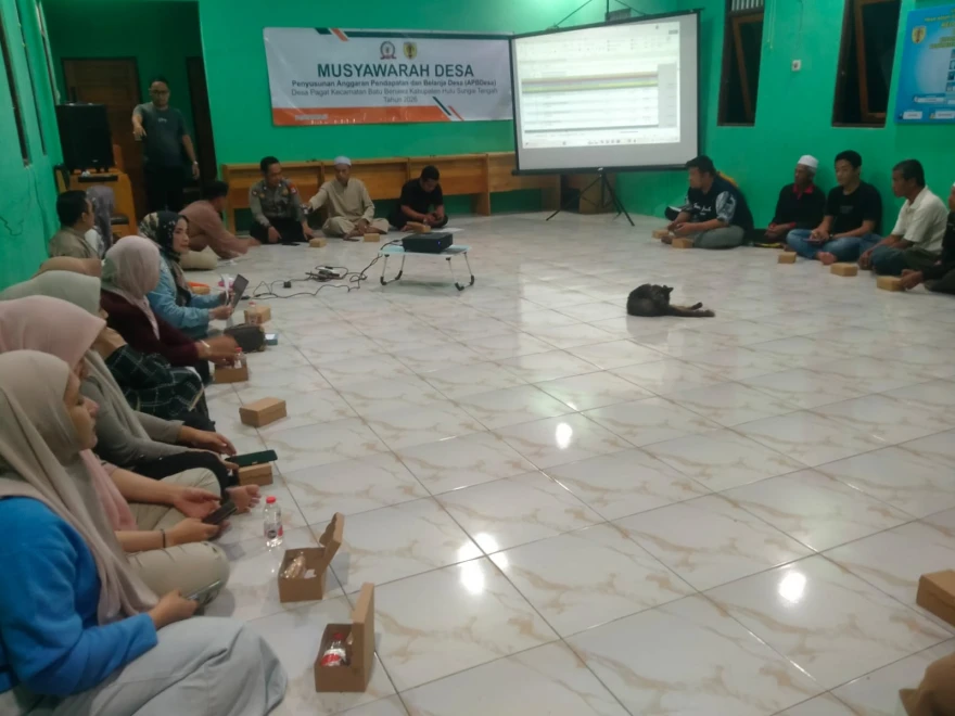 Musdes Pagat Tetapkan APBDes 2026 dan 26 KPM BLT Dana Desa